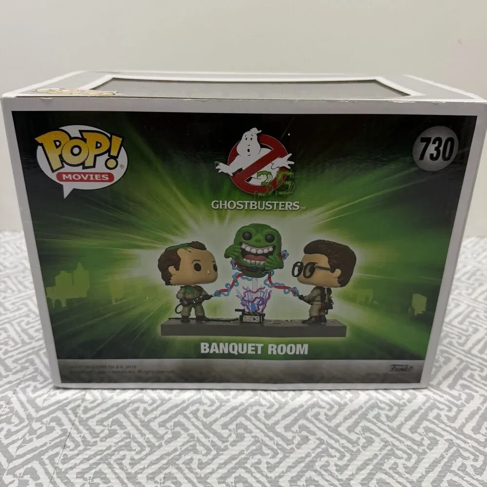 Funko Pop! Vinyl Movies Ghostbusters #730 Banquet Room Peter Egon Slimer NIB